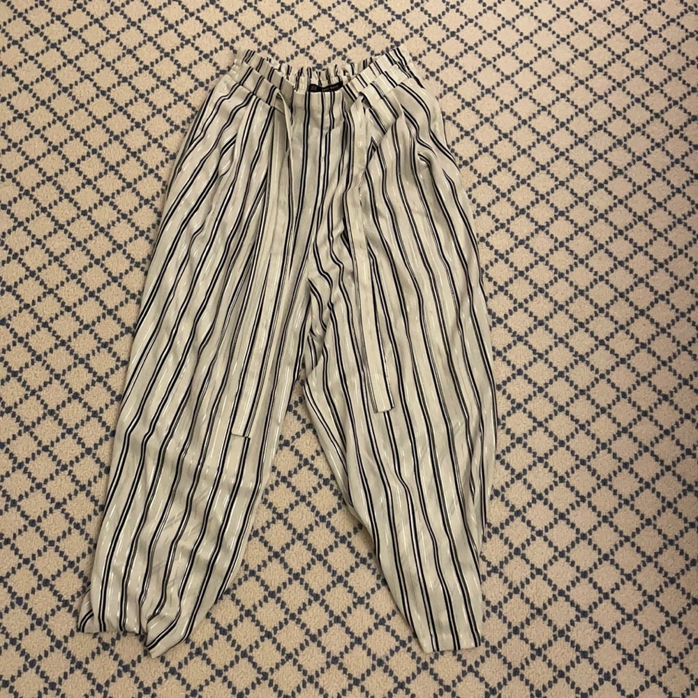 Zara tie-front pants